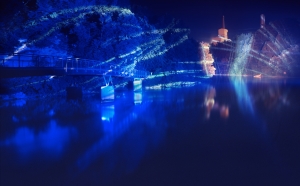 Chromotopic Landscape Laakirchner Traun quer